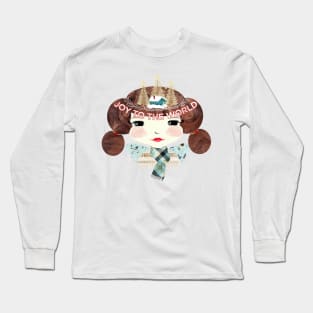 Christmas Angel--Joy to the World Chloe Long Sleeve T-Shirt